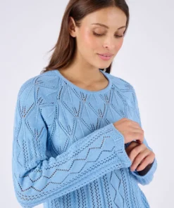 Pull maille ajourée