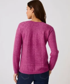 Pull maille ajourée et strass Thermolactyl