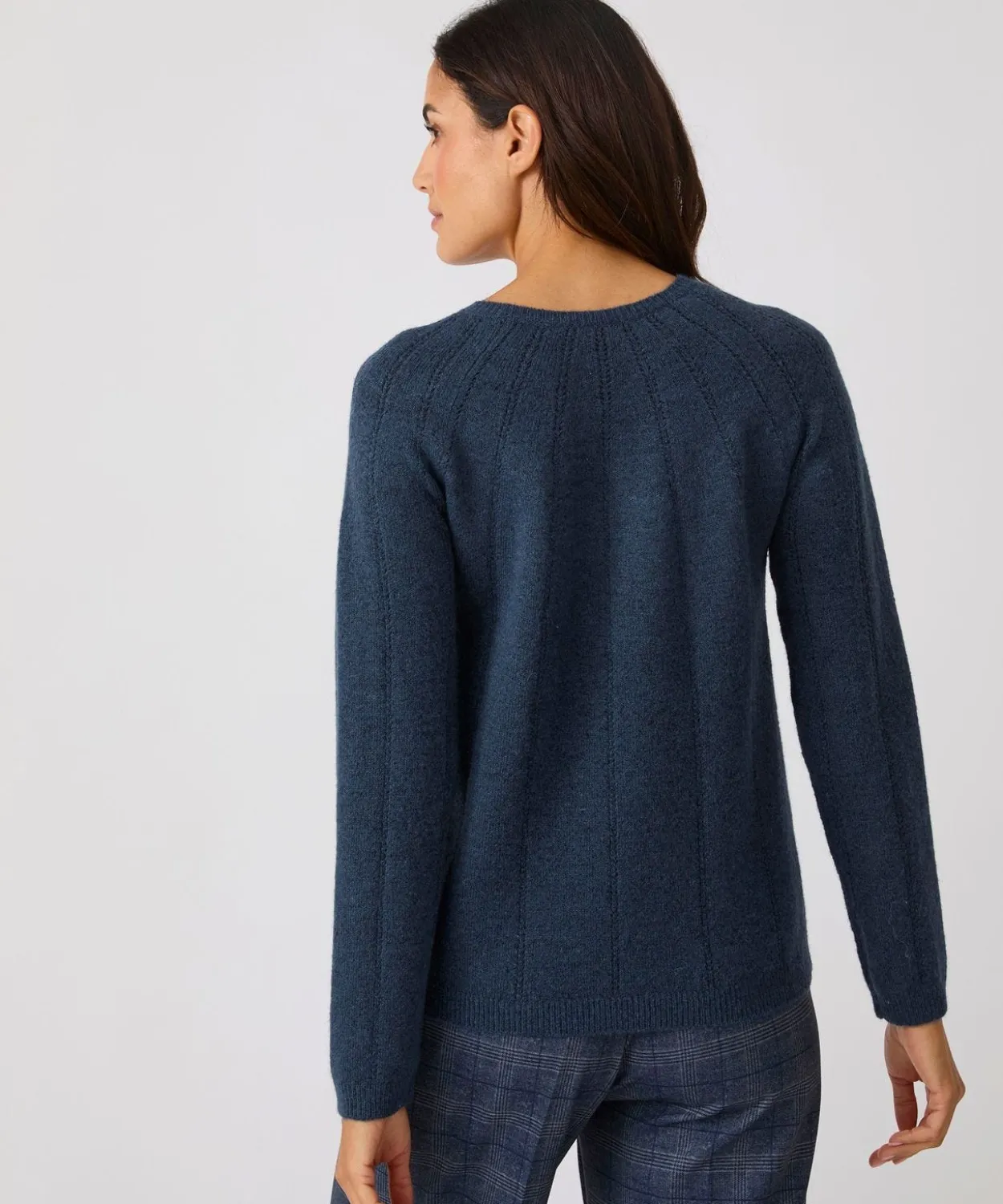 Pull maille ajourée et strass Thermolactyl