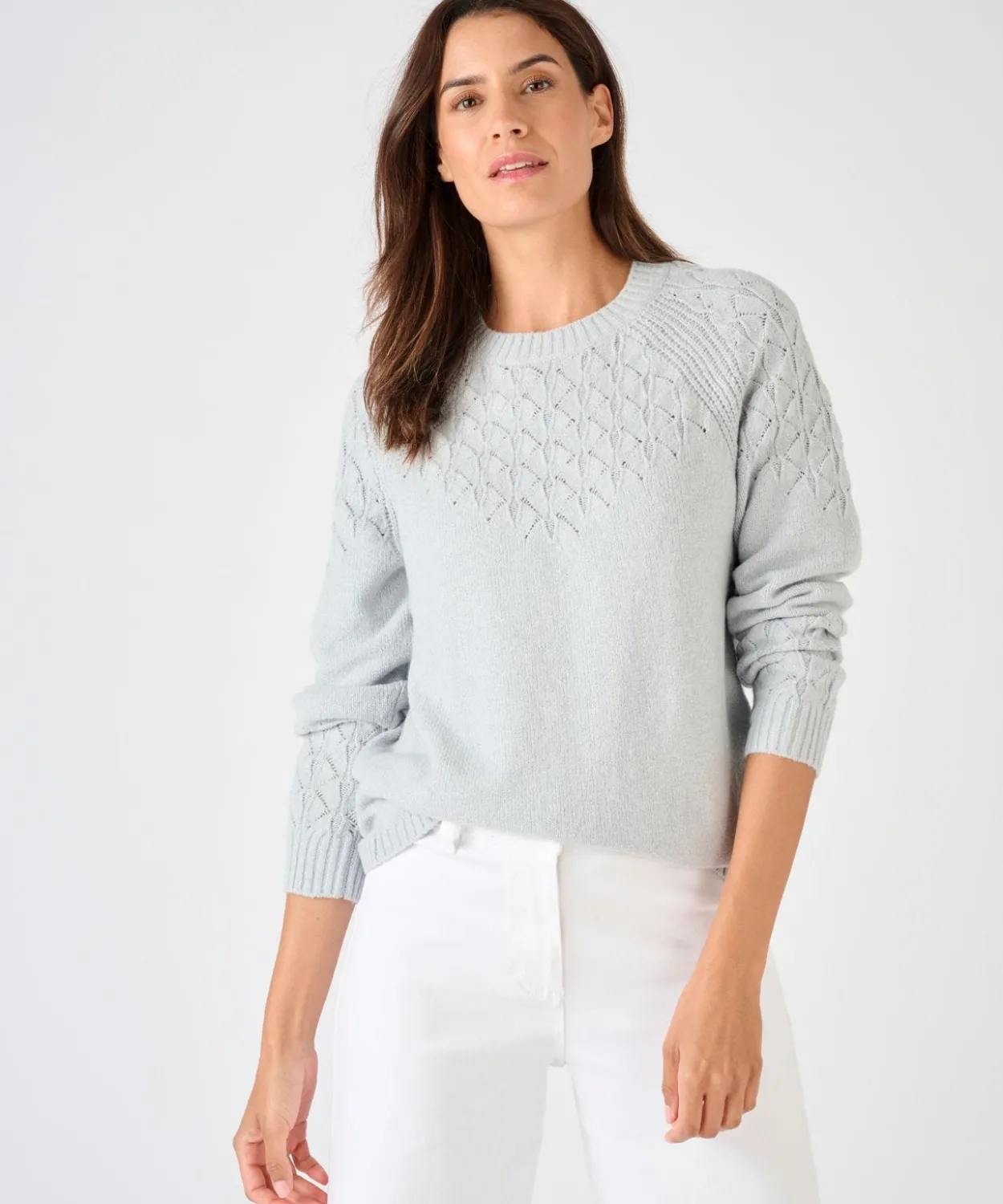 Pull maille fantaisie