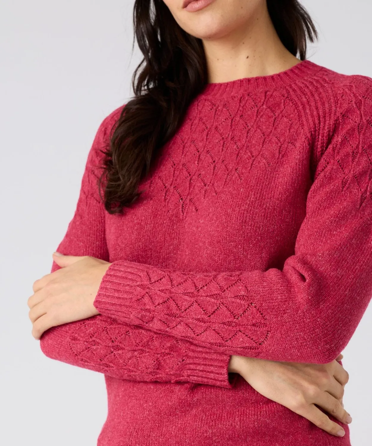 Pull maille fantaisie