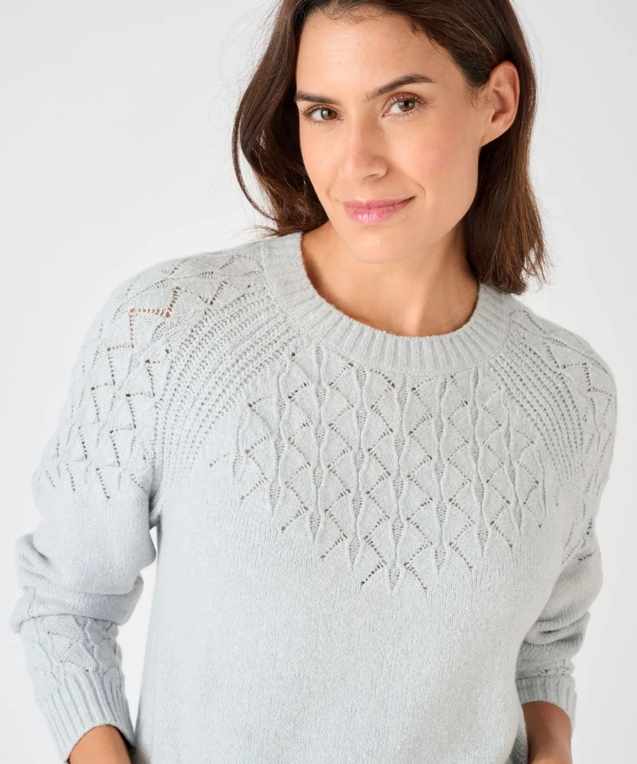 Pull maille fantaisie