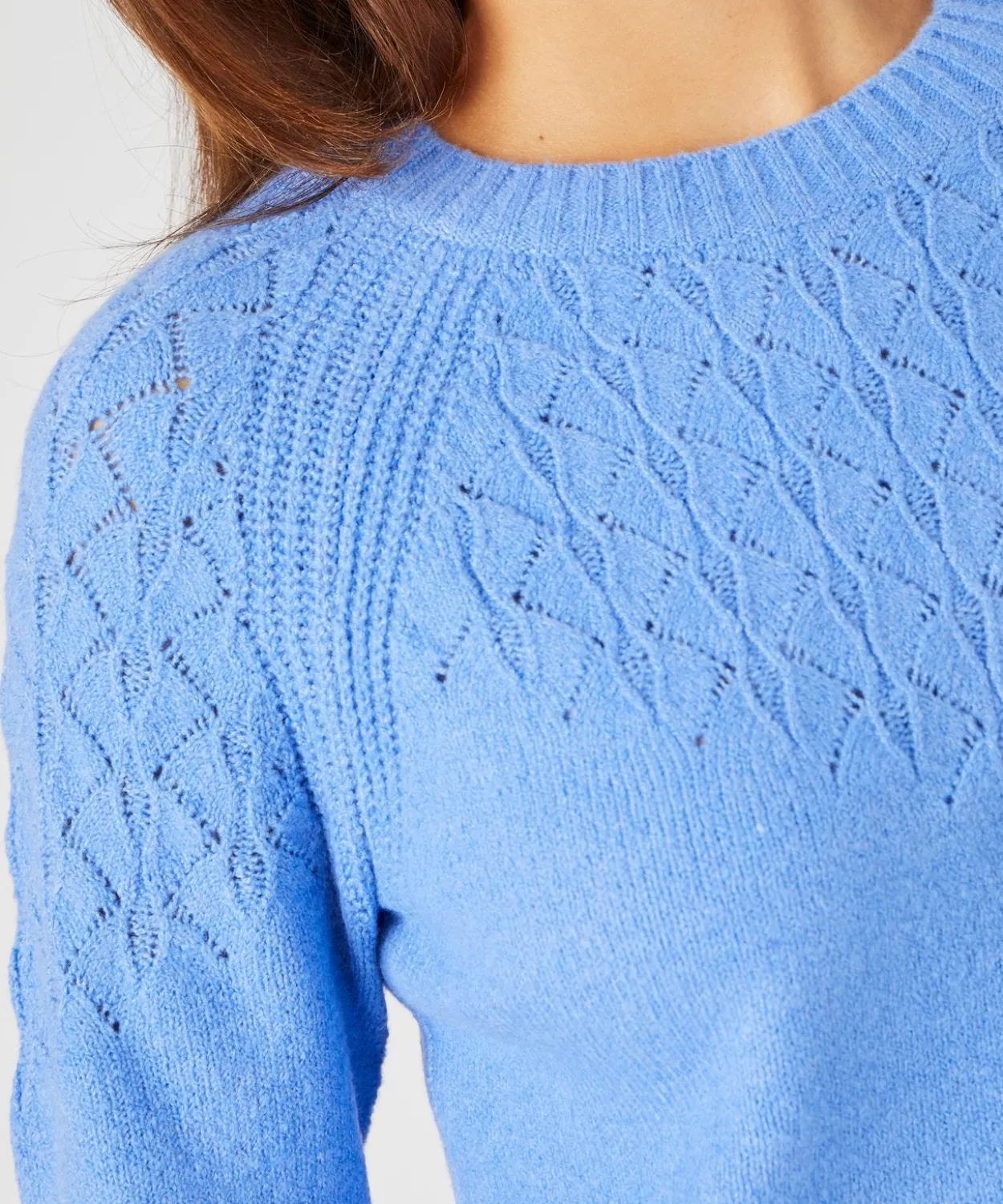 Pull maille fantaisie