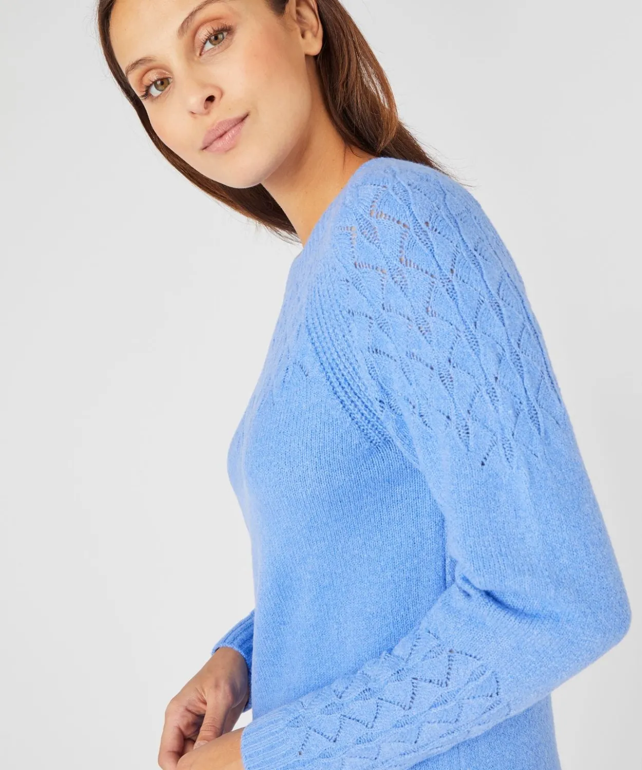 Pull maille fantaisie