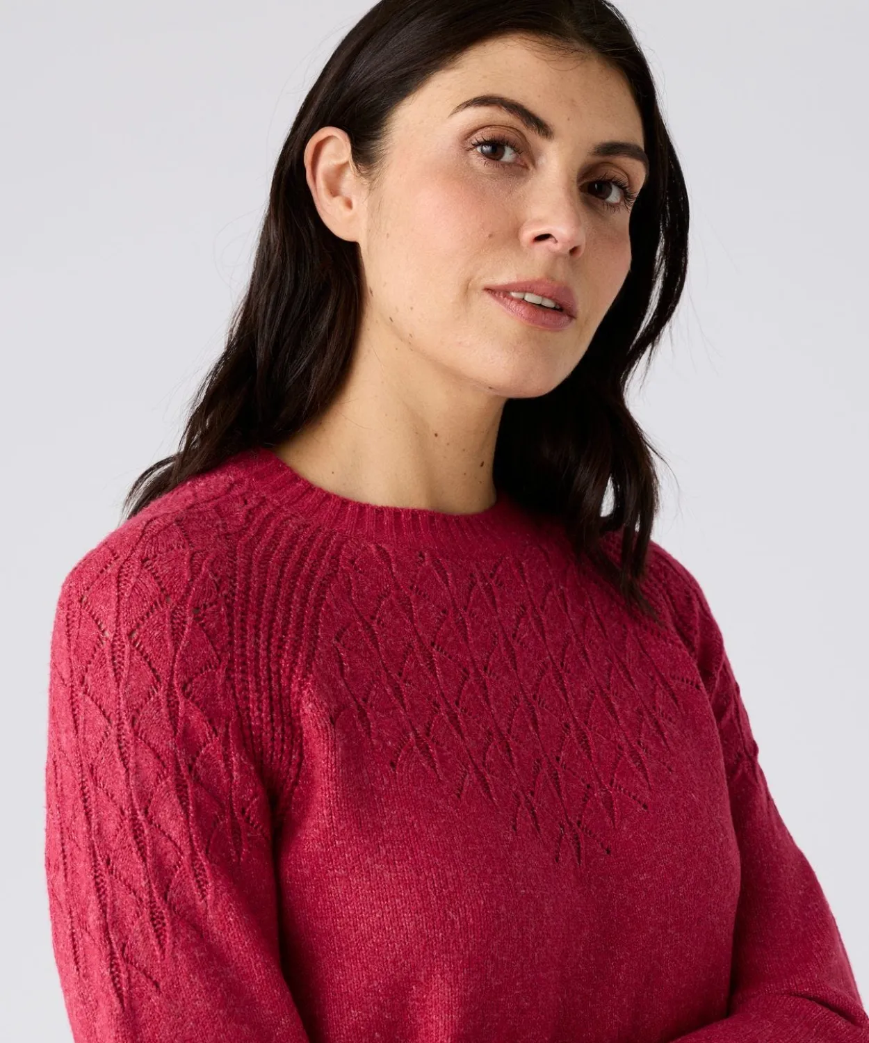 Pull maille fantaisie