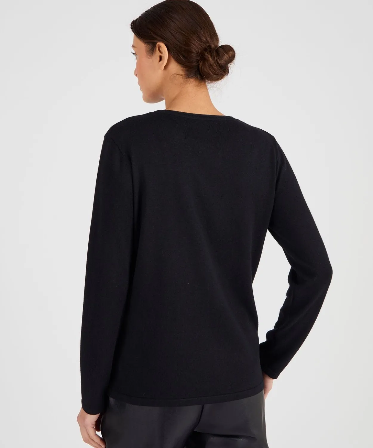Pull maille fine à clous