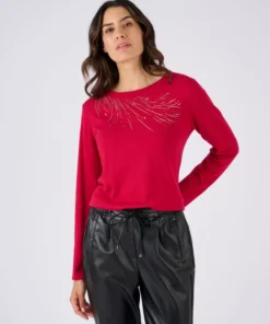 Pull maille fine à clous