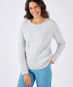 Pull maille multicolore