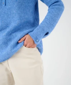 Pull maille perlée mélange alpaga