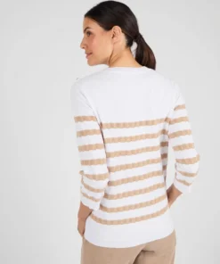 Pull marinière rayures fantaisie