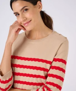 Pull marinière rayures fantaisie