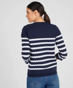 Pull marinière rayures fantaisie