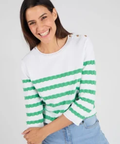 Pull marinière rayures fantaisie