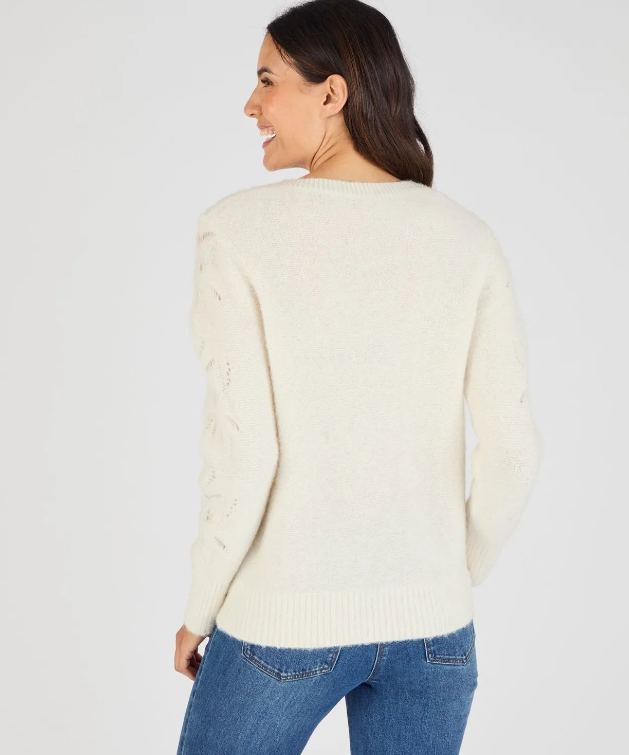 Pull mélange laine et alpaga