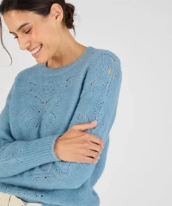 Pull mélange laine et alpaga