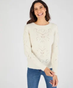 Pull mélange laine et alpaga