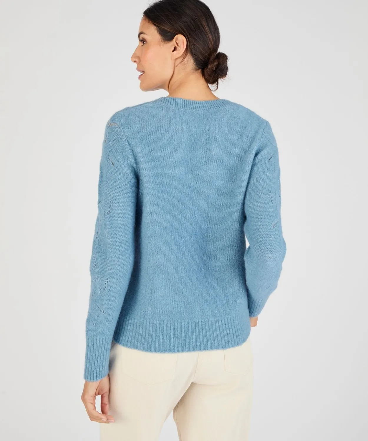 Pull mélange laine et alpaga