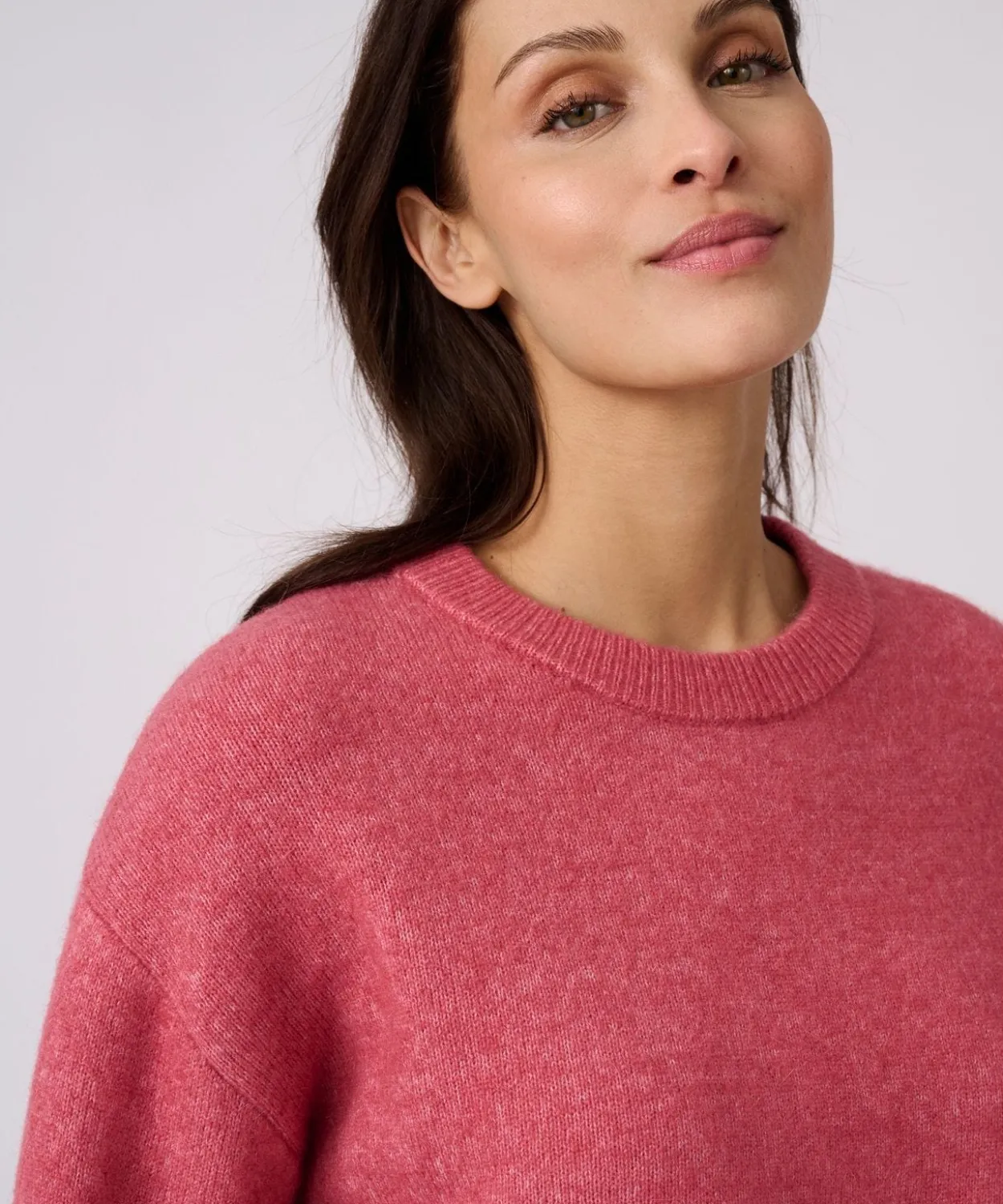 Pull mélange laine et alpaga manches larges