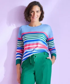 Pull rayé