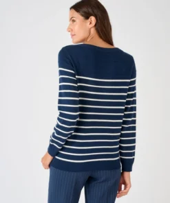 Pull rayures fantaisie