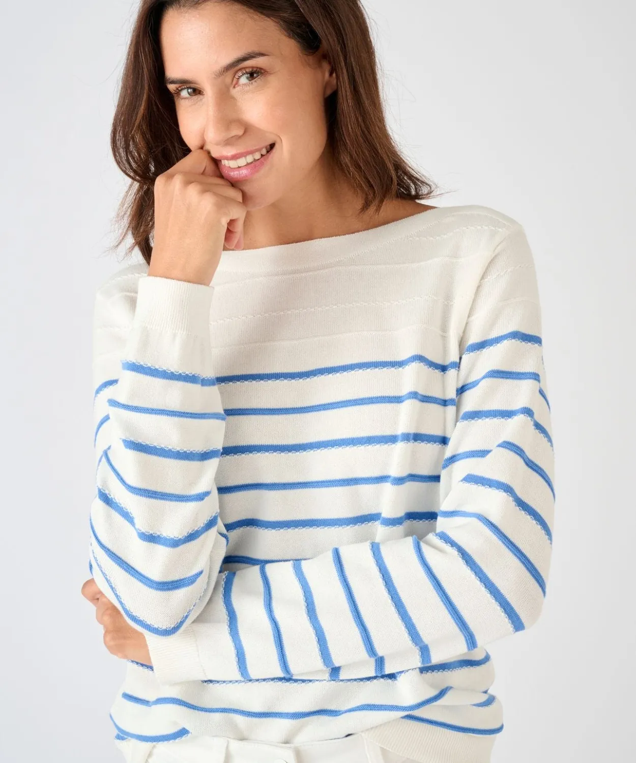 Pull rayures fantaisie