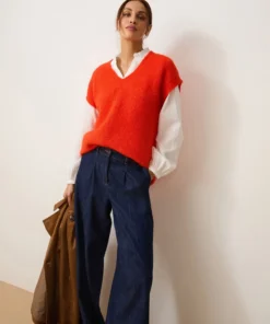Pull sans manches maille perlée Thermolactyl