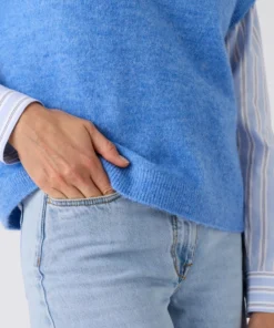 Pull sans manches toucher doux