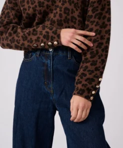 Pull Thermolactyl à boutons uni ou imprimé animalier