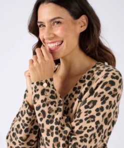 Pull Thermolactyl à boutons uni ou imprimé animalier