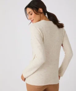 Pull toucher doux imprimé