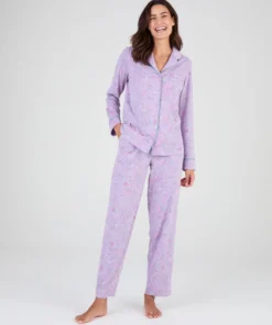 Pyjama boutonné maille jersey