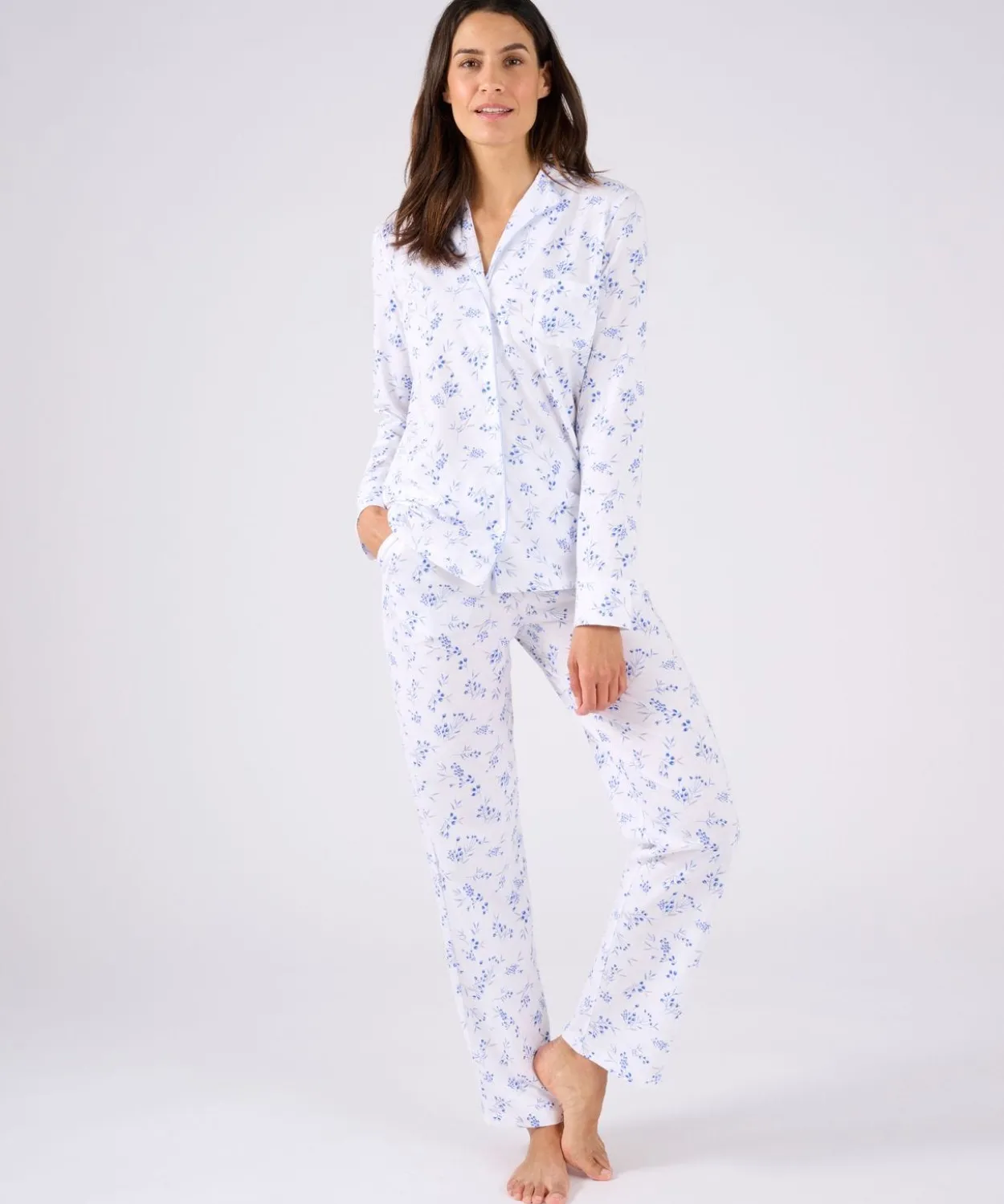 Pyjama en maille jersey pur coton