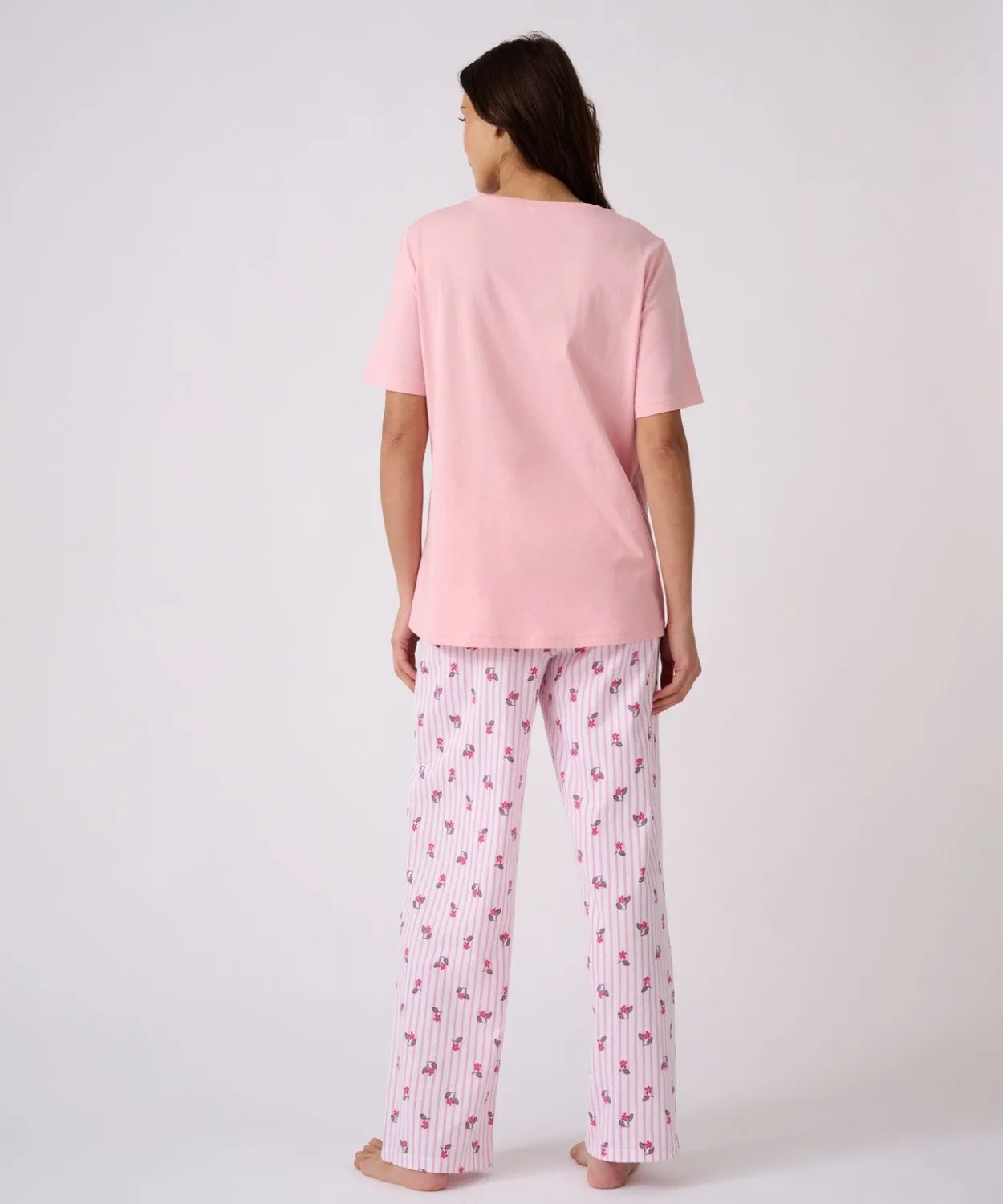 Pyjama en pur coton peigné