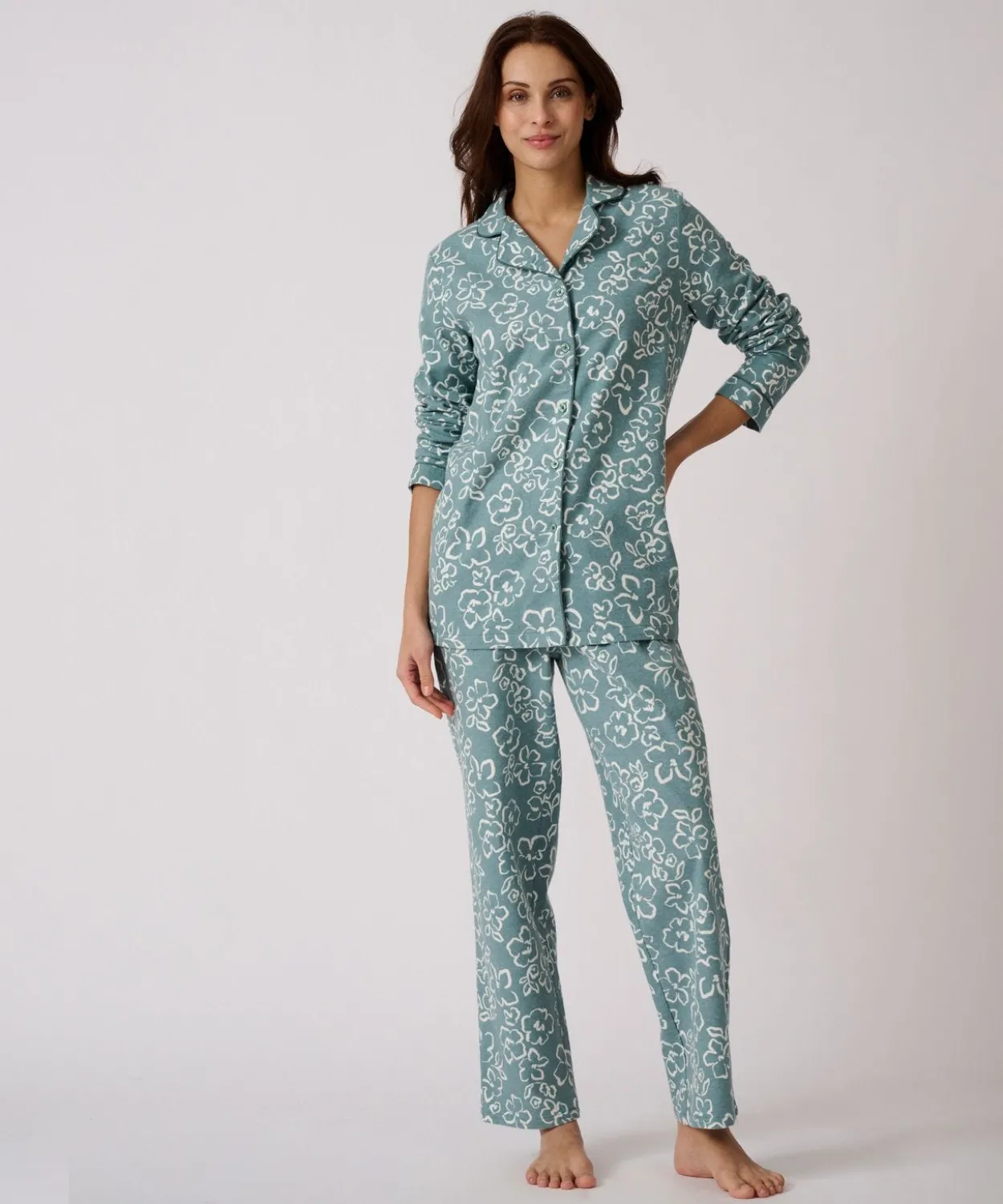 Pyjama flanelle coton imprimé