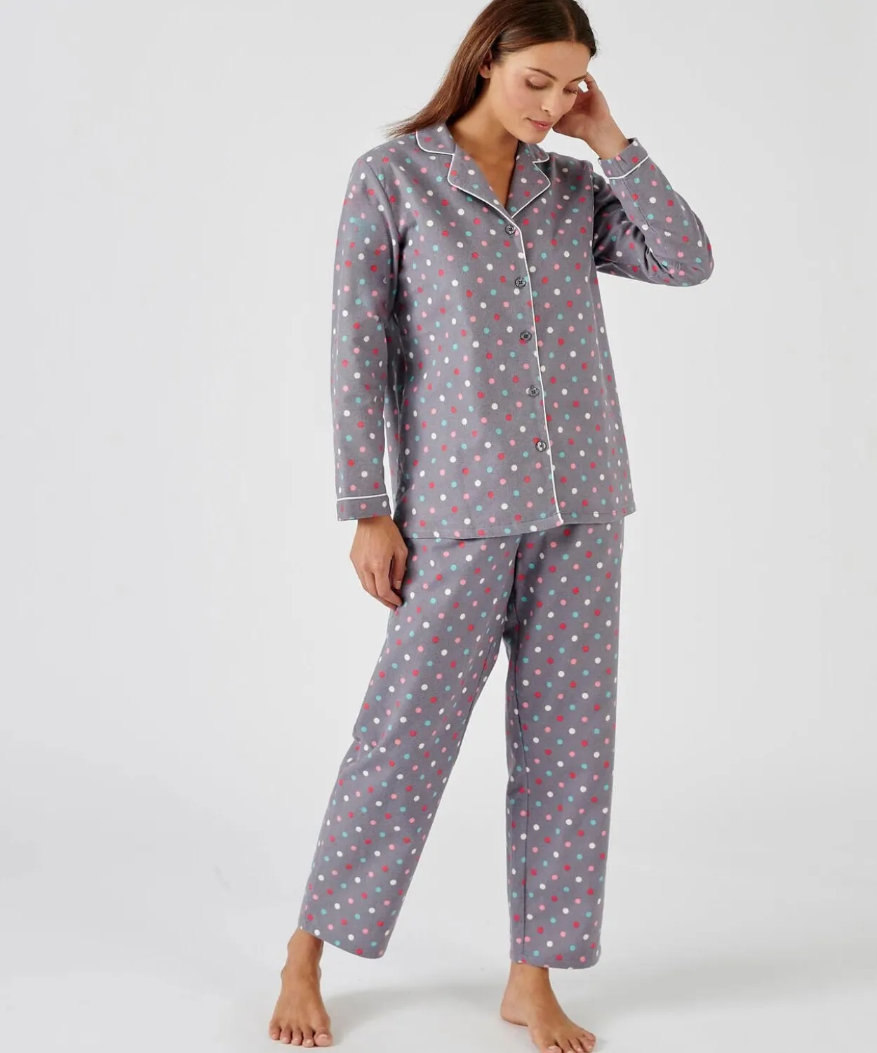 Pyjama flanelle coton imprimé
