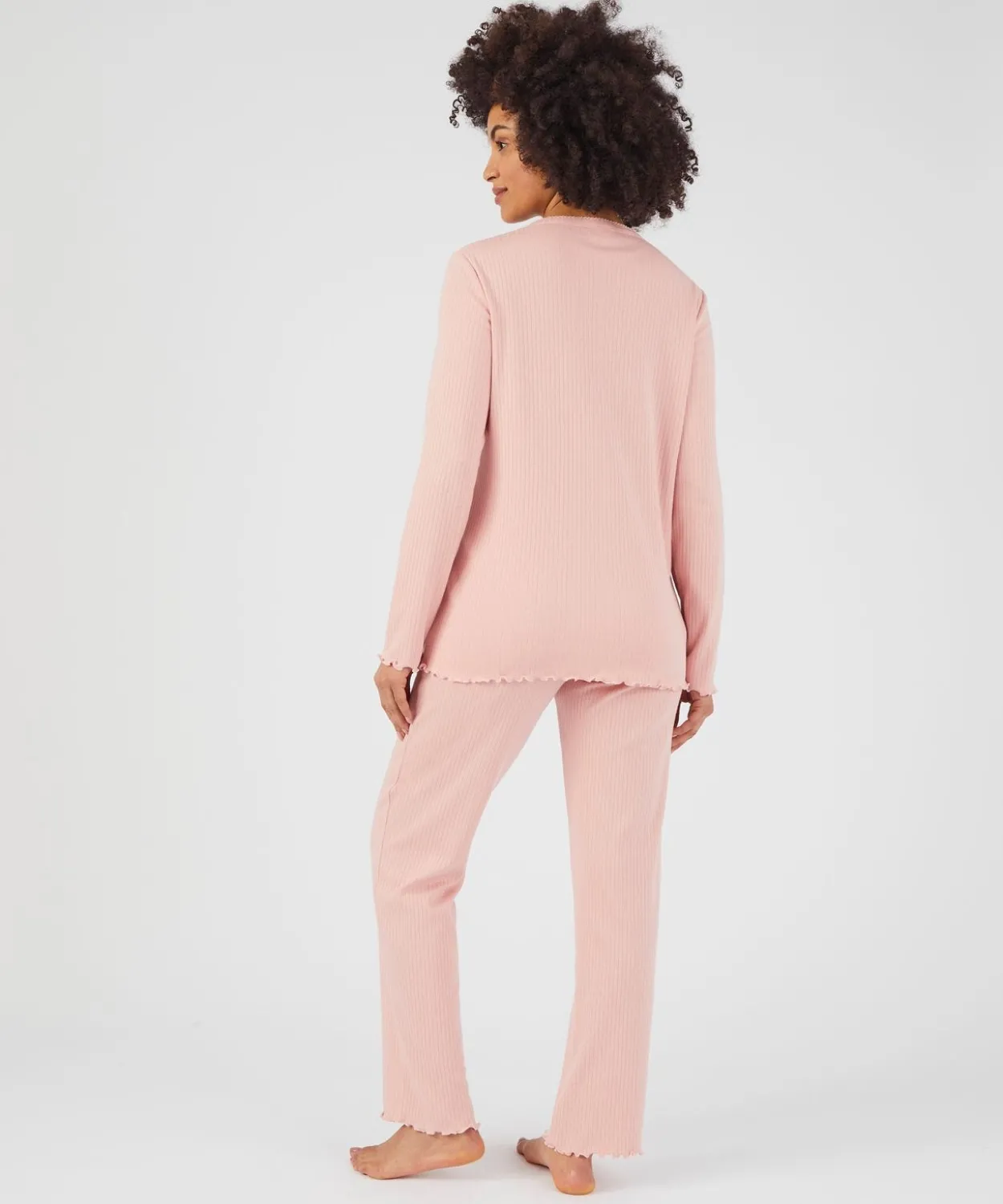 Pyjama maille côtelée