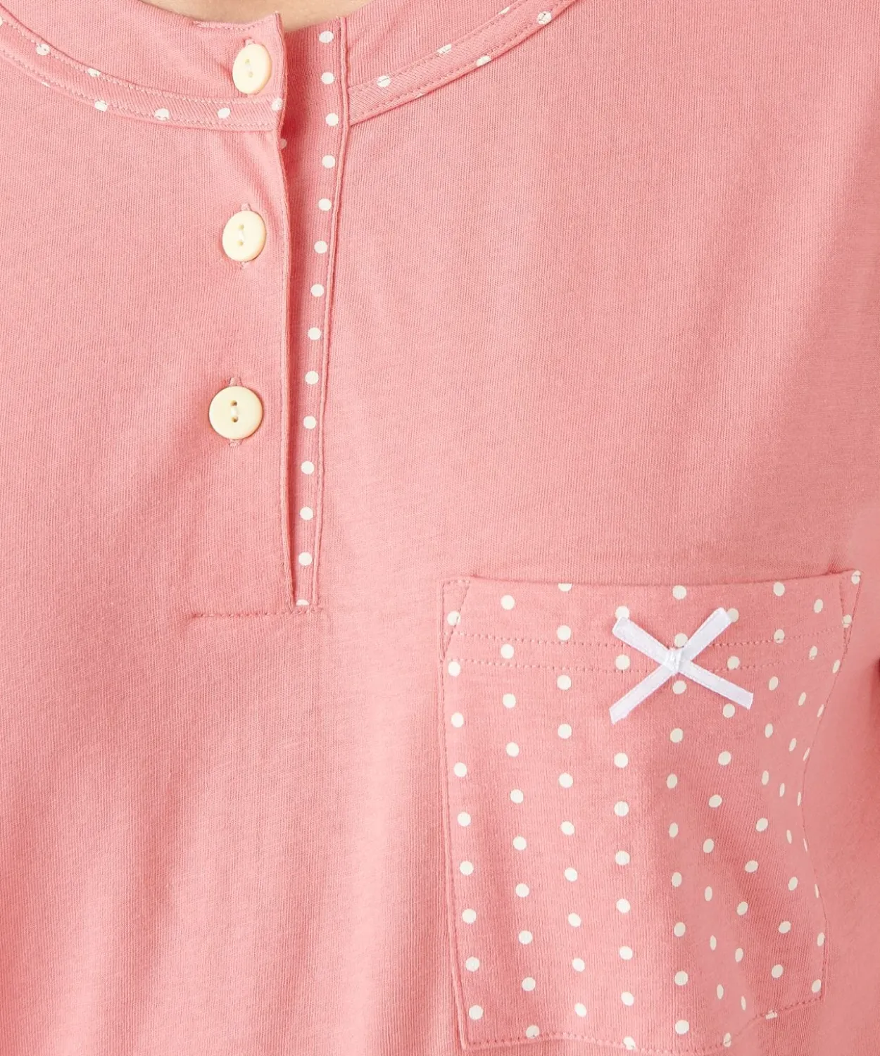 Pyjama maille jersey coton peigné