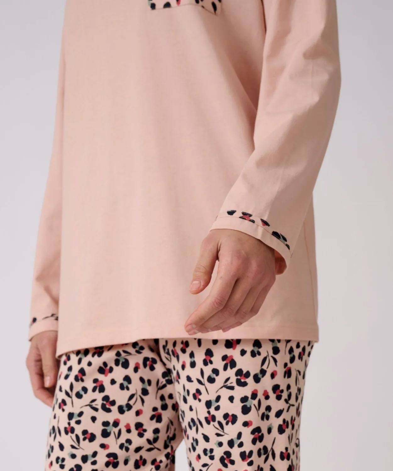 Pyjama maille jersey coton peigné