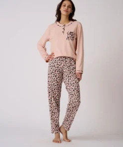 Pyjama maille jersey coton peigné