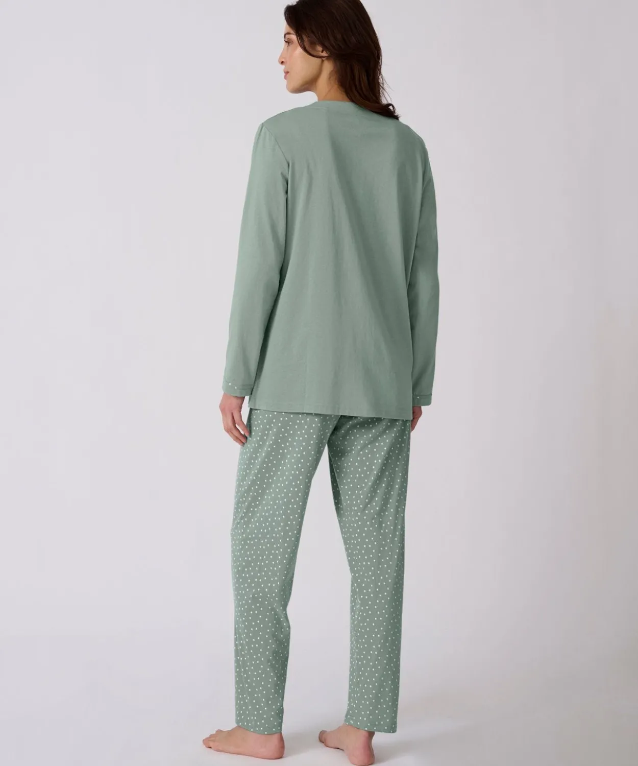 Pyjama maille jersey coton peigné