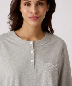 Pyjama maille jersey coton peigné