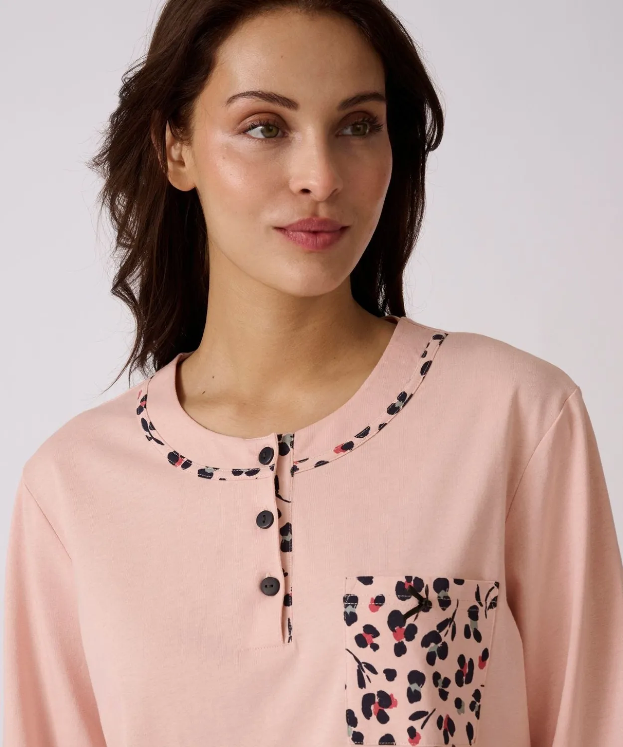 Pyjama maille jersey coton peigné