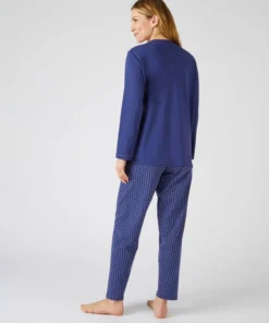 Pyjama maille jersey coton peigné