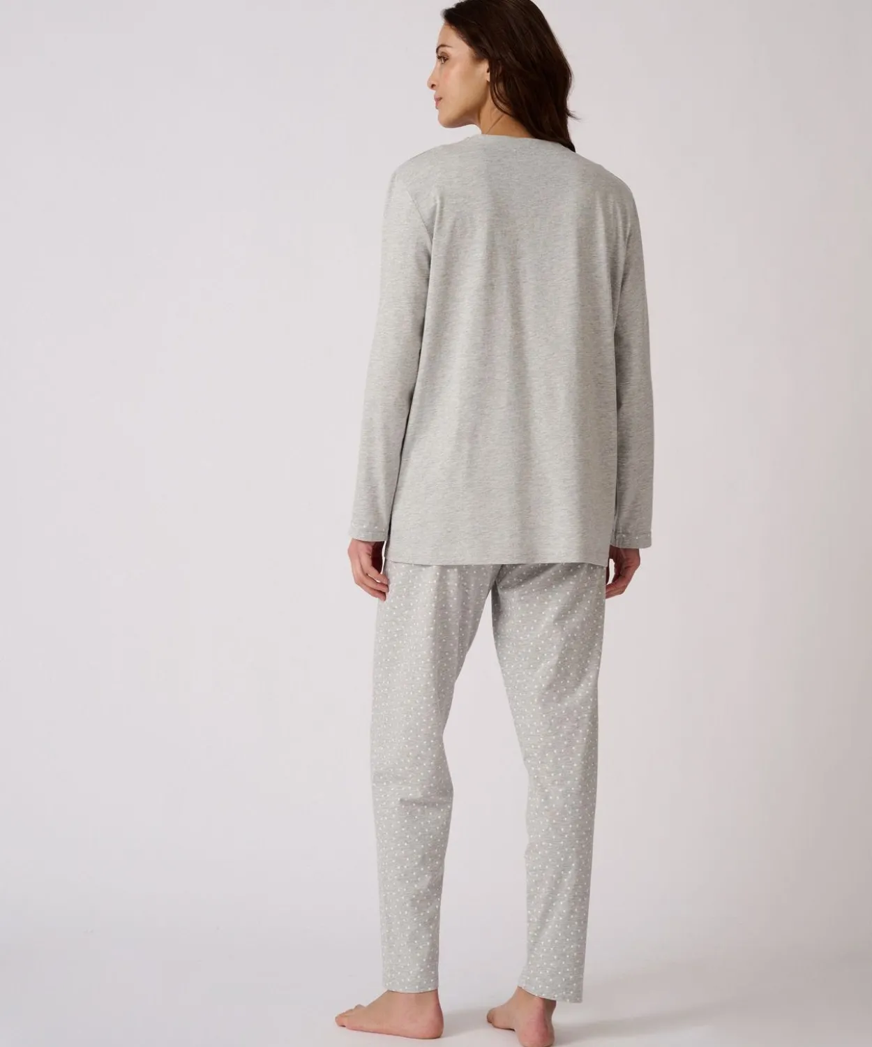 Pyjama maille jersey coton peigné