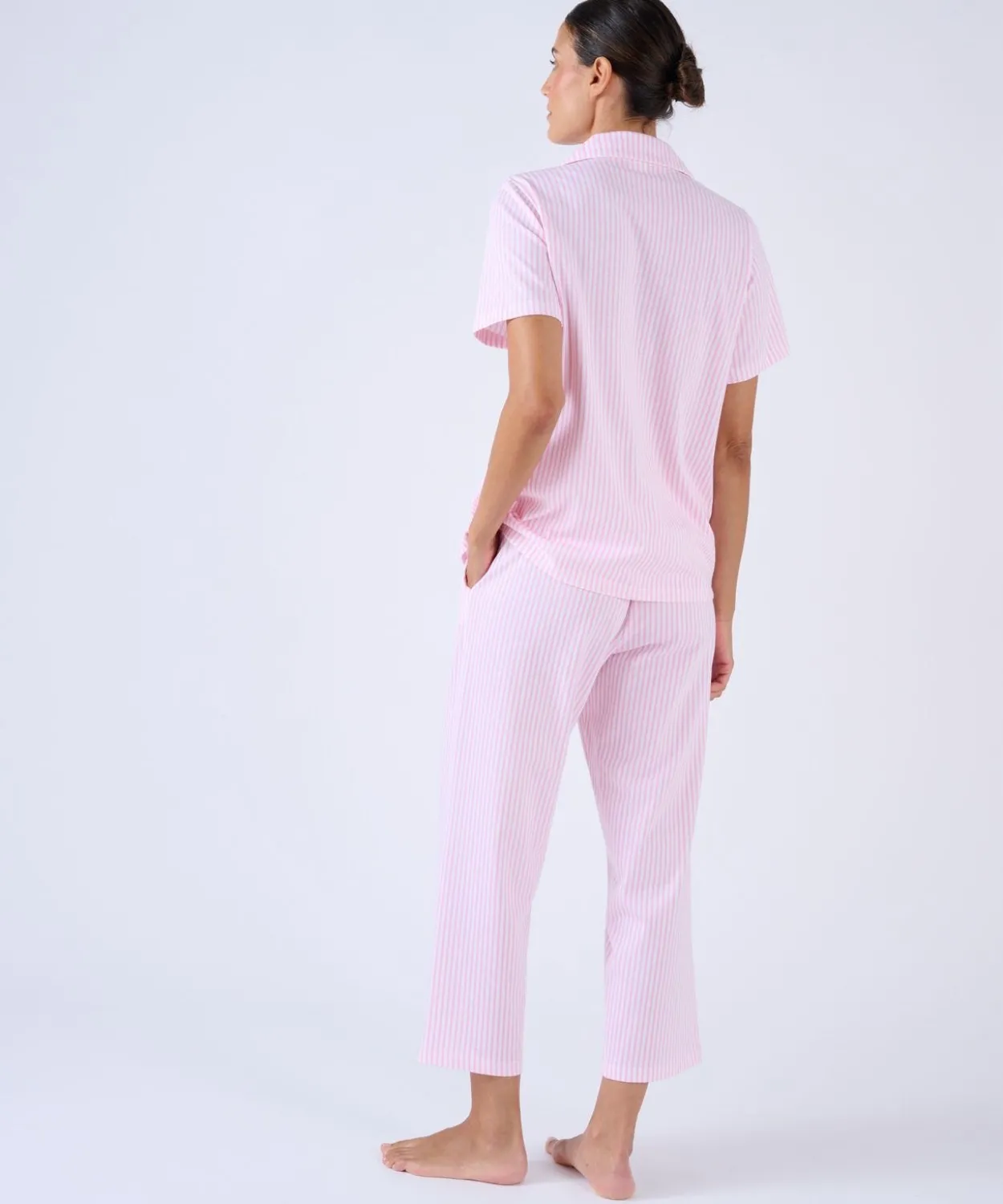 Pyjama 7/8ème boutonné