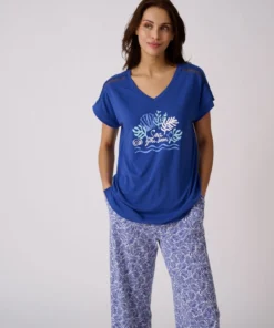 Pyjama 7/8ème Climatyl en maille jersey