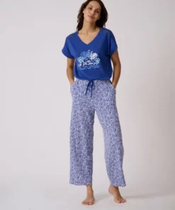 Pyjama 7/8ème Climatyl en maille jersey