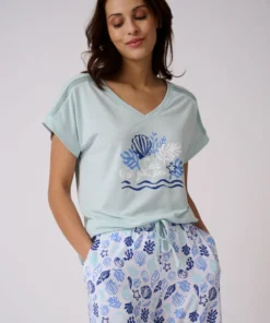 Pyjama 7/8ème Climatyl en maille jersey