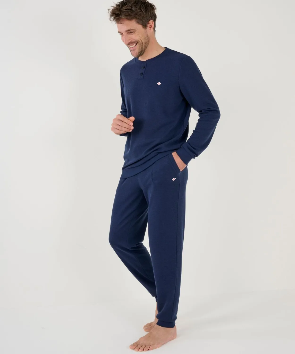 Pyjama Thermolactyl en maille gaufrée