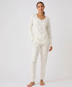 Pyjama Thermolactyl en maille pointelle